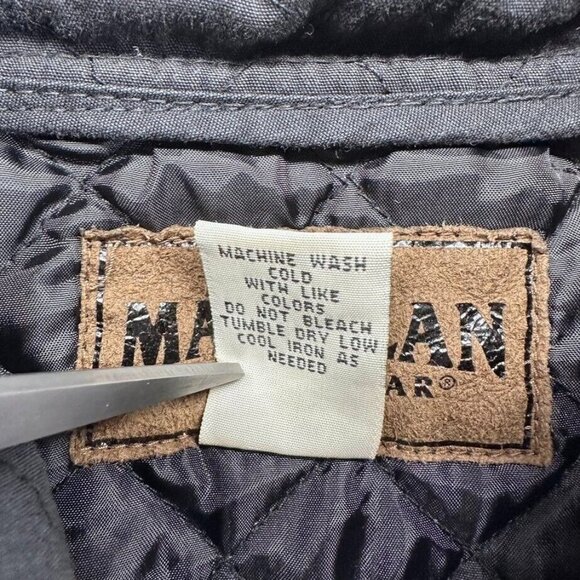 Magellan Sportswear Vest Womens Large Black Quilted Full Zip Brass Pull‎ Collar - Picture 5 of 7